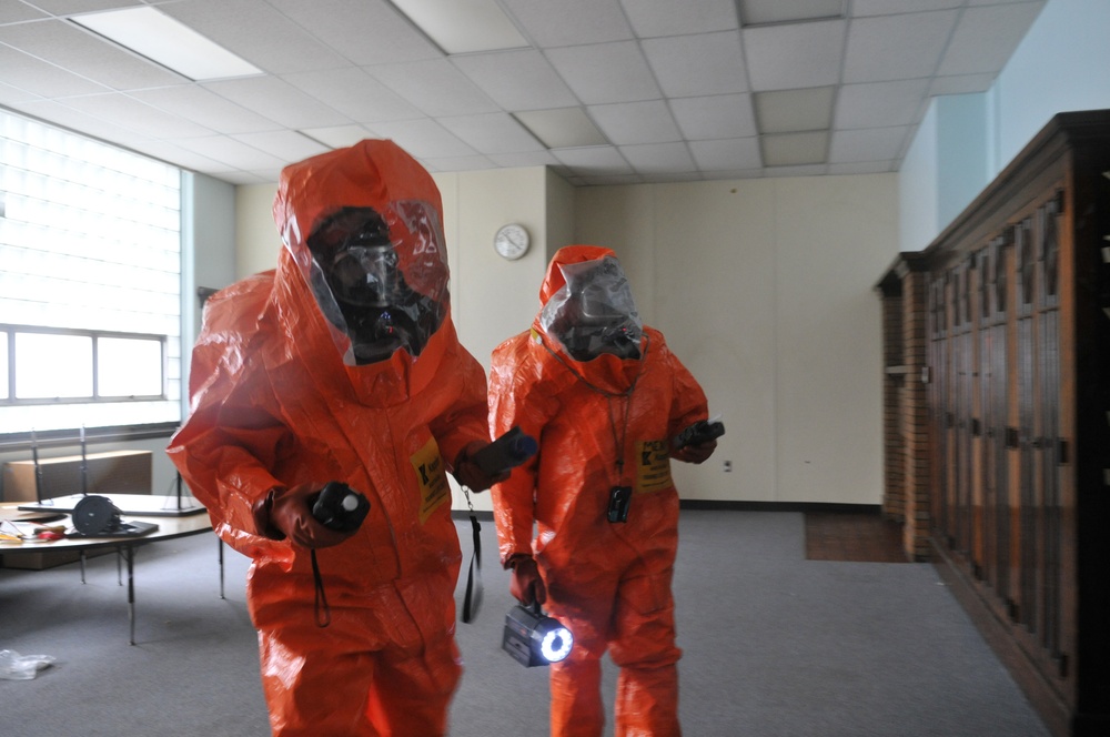 Emergency response teams across the region conduct joint counter-hazmat exercise