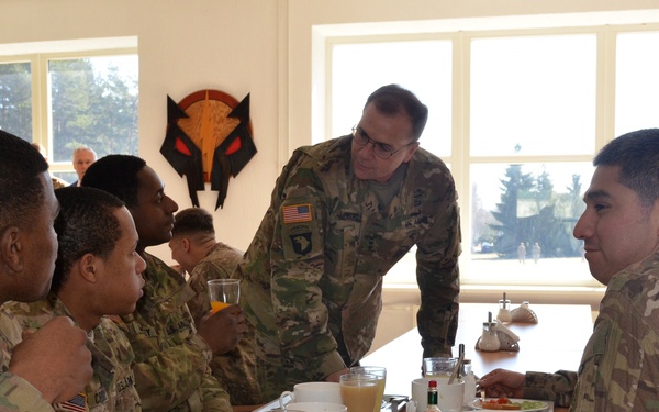 USAREUR commander visits Soldiers in Lithuania