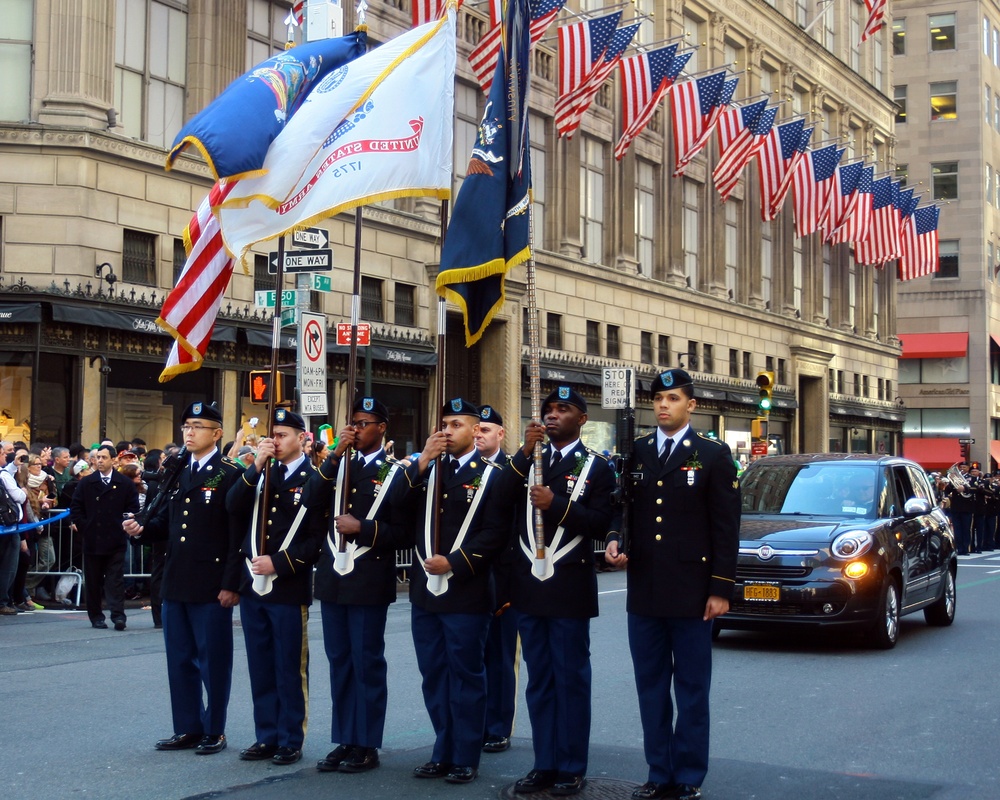 New York Army National Guard’s Fighting 69th Leads Largest St. Patrick's Day Parade