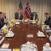 DSD meets with Norwegian Deputy Minister of Defense