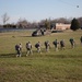 U.S Army Soldiers make movement to aircraft