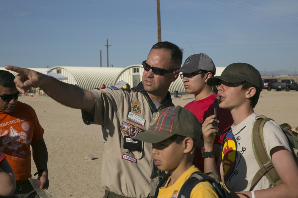Boy Scouts experience day in the life