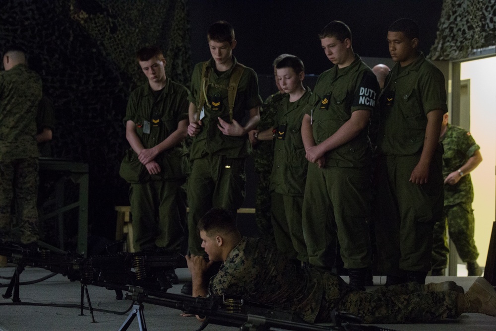 Canadian Cadets stop at ISMT during educational tour