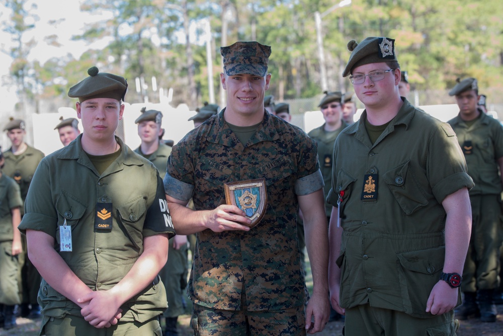 Canadian Cadets stop at ISMT during educational tour