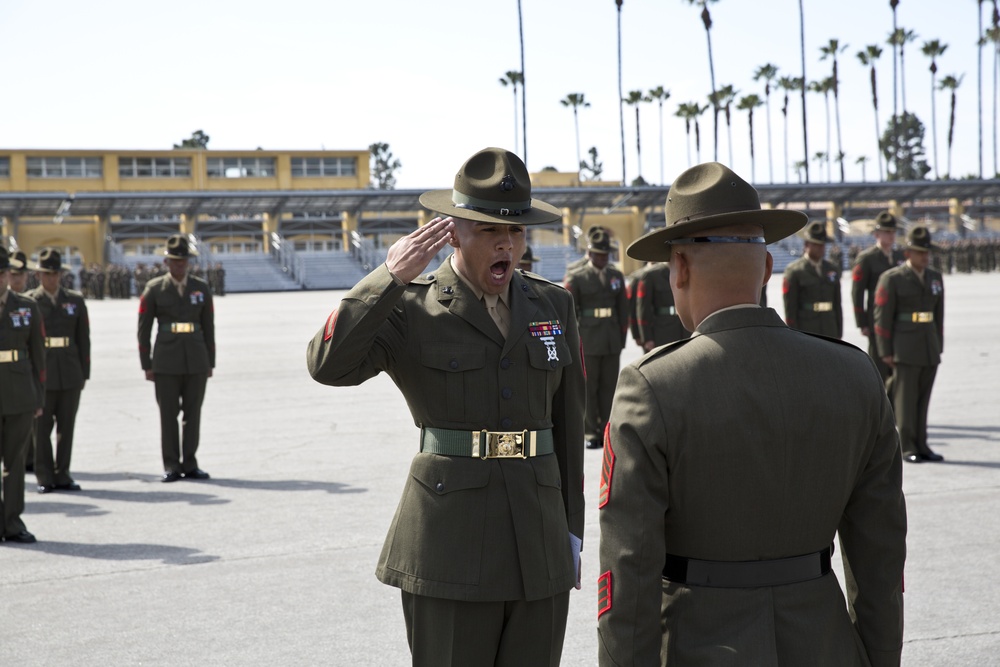 Drill Instructor School Gets Inspected