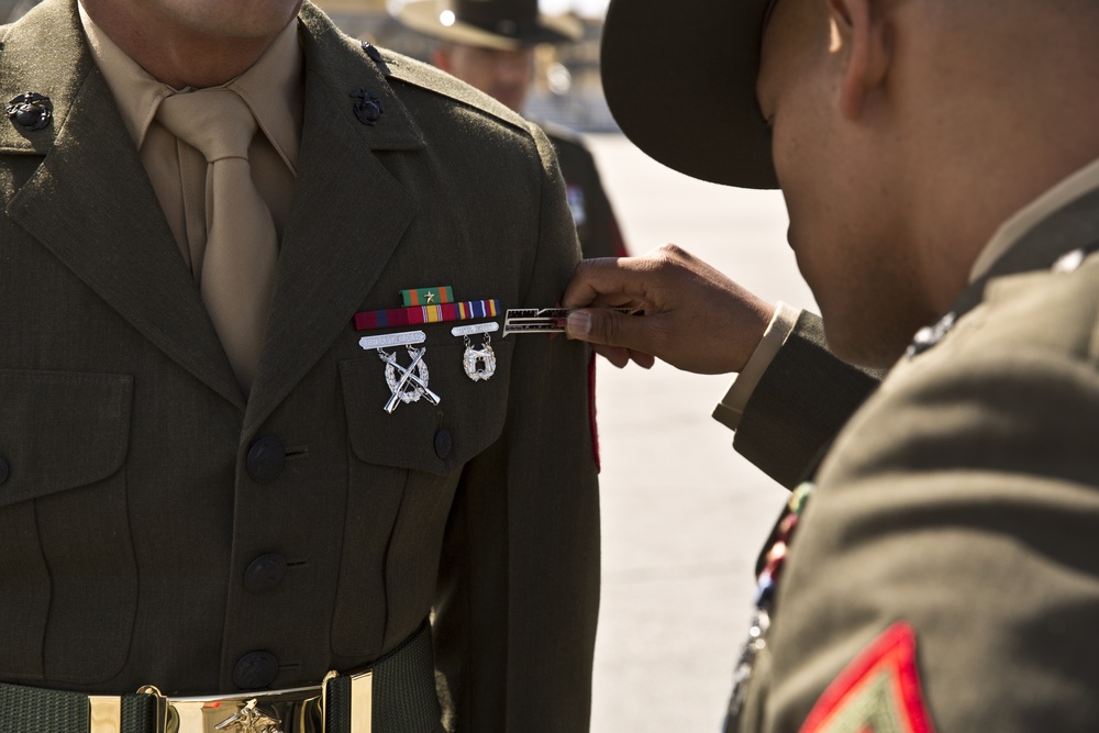 Drill Instructor School Gets Inspected