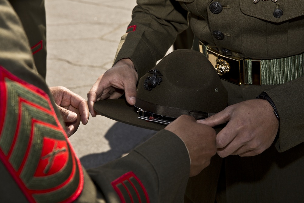 Drill Instructor School Gets Inspected