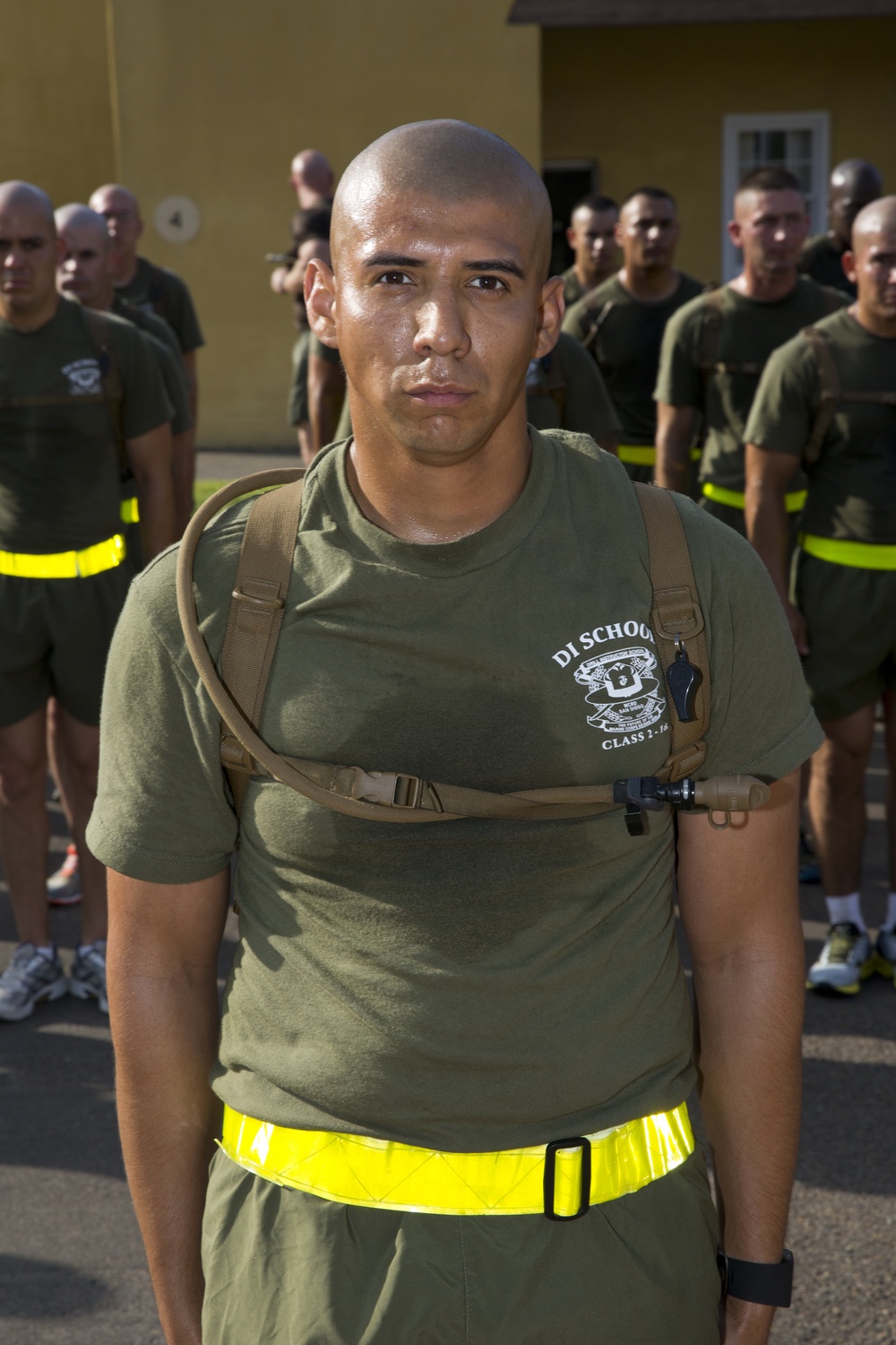 Drill Instructor Students Run the Circuit Course