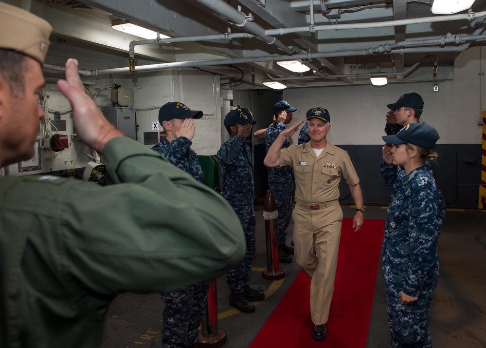 USS Theodore Roosevelt visitor