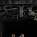 NCO exchange: JASDF airman checks a Hercules