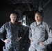 NCO exchange: JASDF airman checks a Hercules