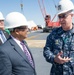 Newport News Mayor Tours CVN 78