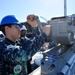 CVN 78 Combat Systems Sailors Load NATO Sea Sparrow missiles