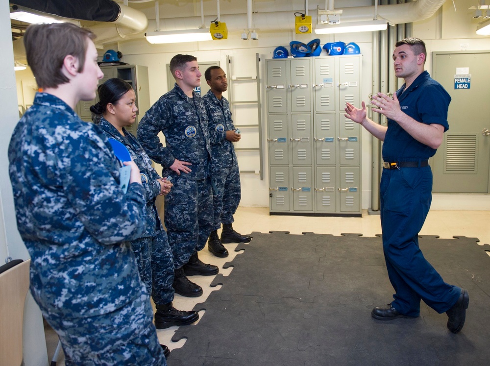 CVN 78 Duty Section Training