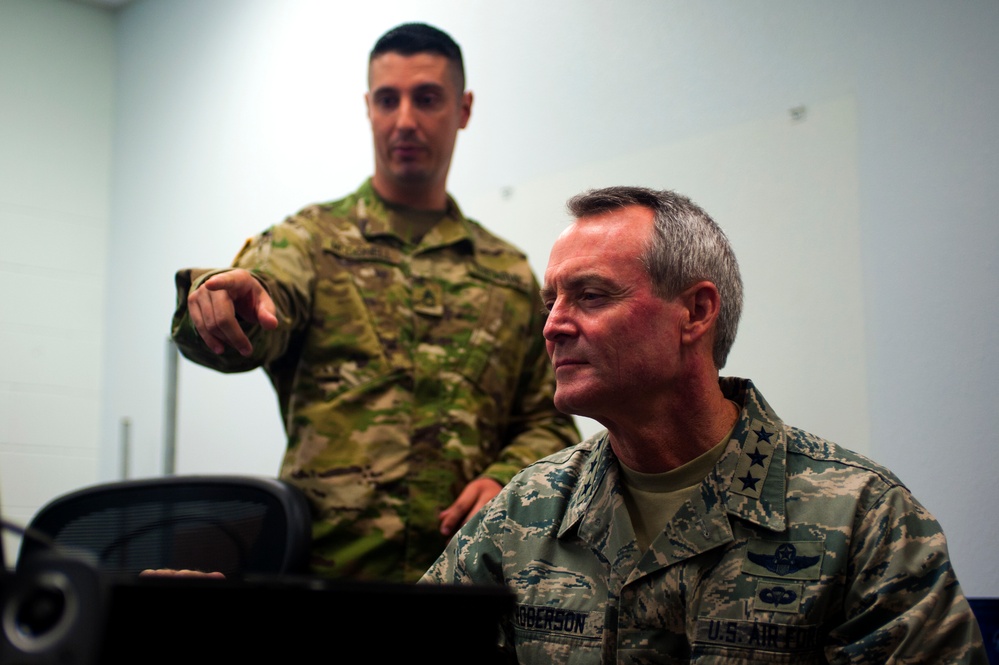 AETC Commander visits Goodfellow Air Force Base