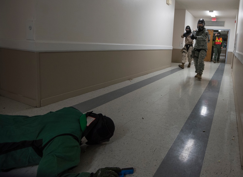 Protecting our own: Soldiers, Marines train against active shooter