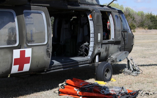 Kansas National Guard joins Anderson Creek Wildfire fight