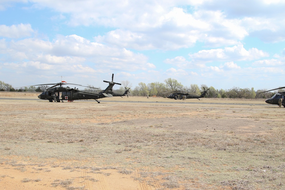 Kansas National Guard joins Anderson Creek Wildfire fight