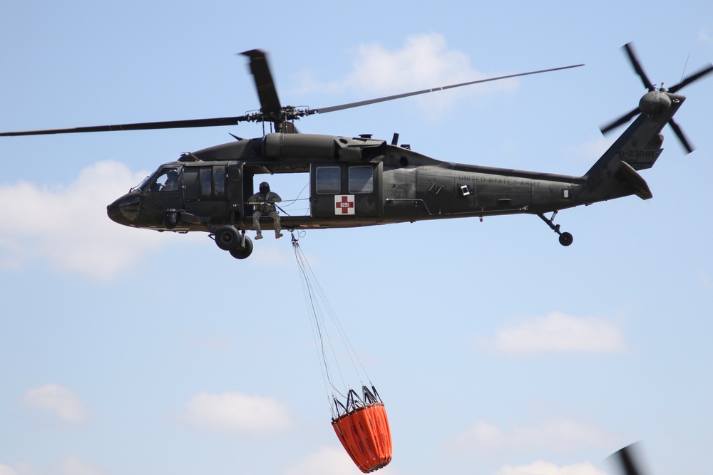 Kansas National Guard joins Anderson Creek Wildfire fight