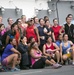 Women's History 5k aboard USS Boxer