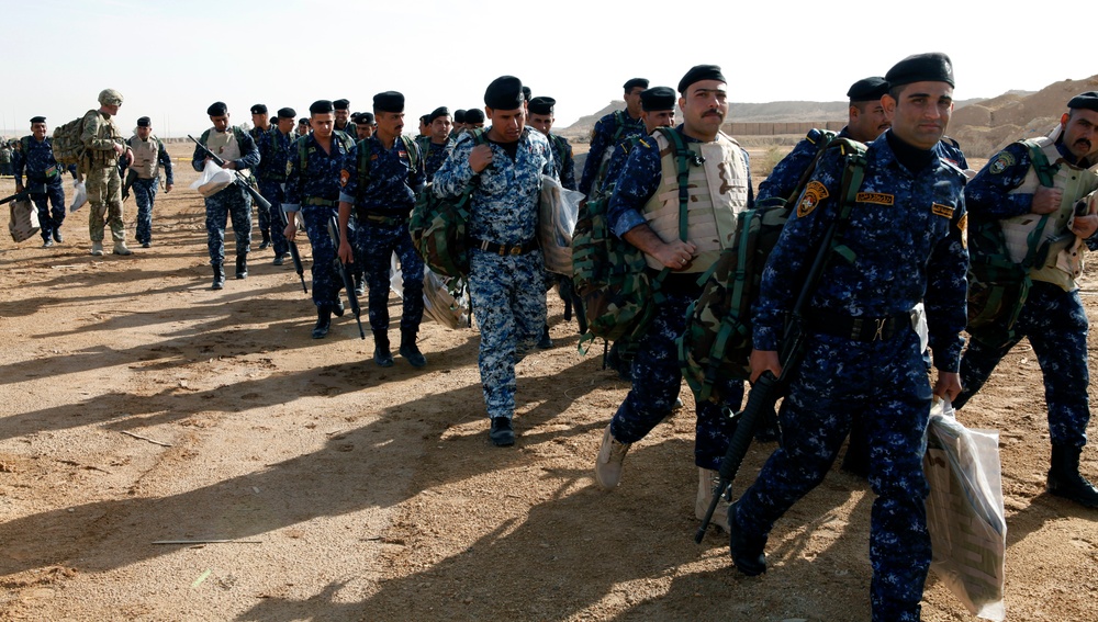 Iraqi Federal Police gear up for training