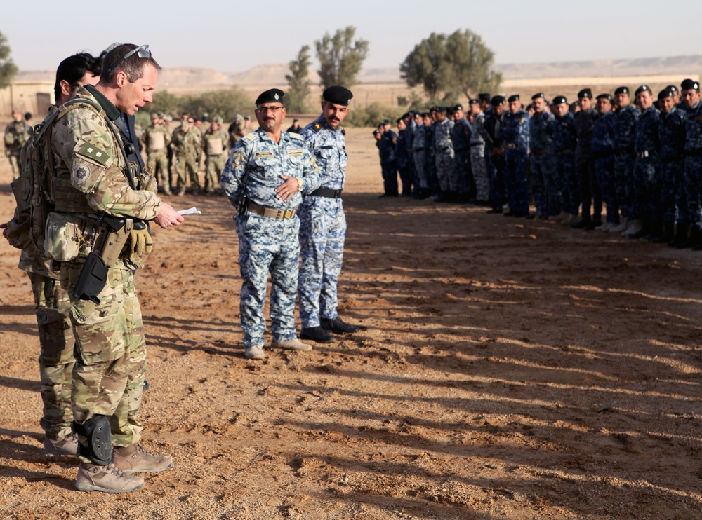 Iraqi Federal Police gear up for training