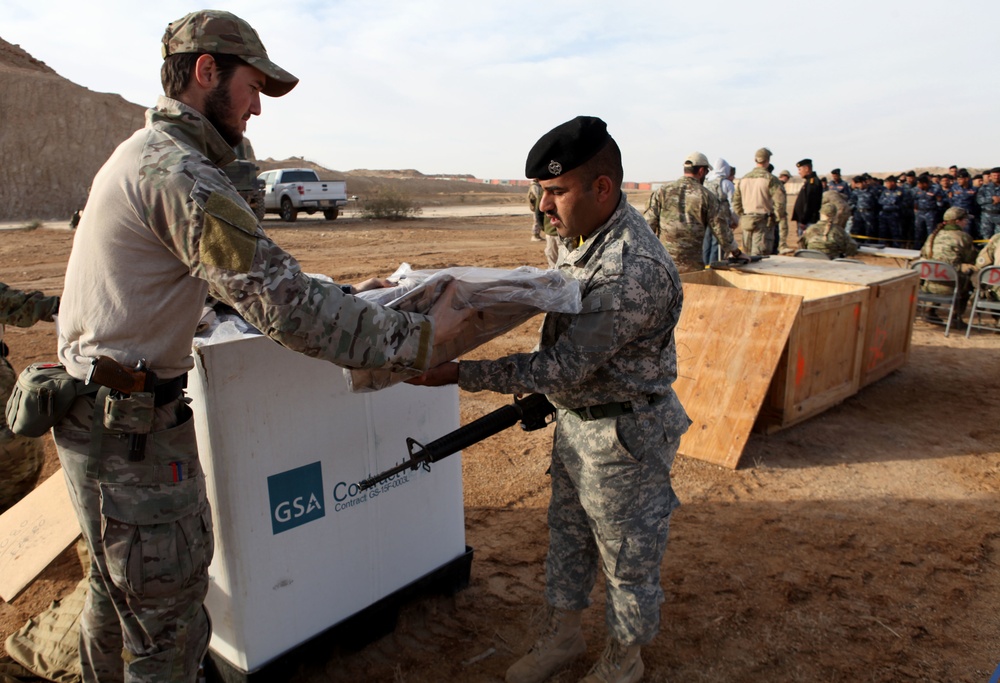 Iraqi Federal Police gear up for training