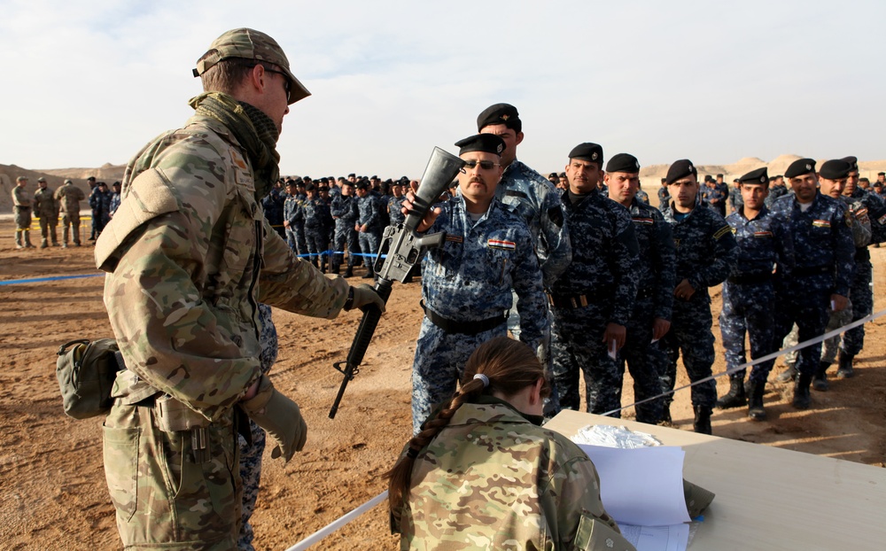 Iraqi Federal Police gear up for training