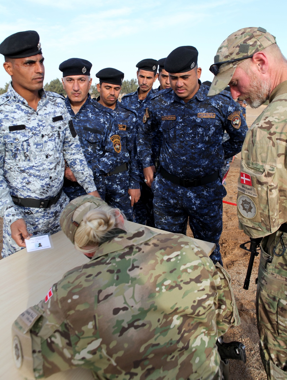 Iraqi Federal Police gear up for training