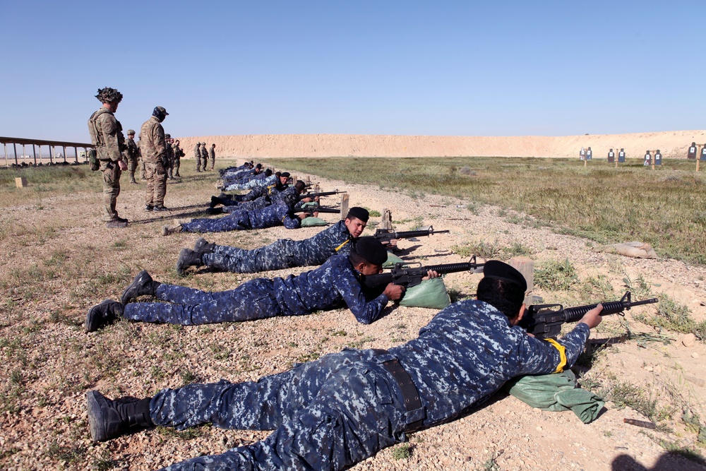Iraqi Federal Police learn basics in marksmanship, combat life saving