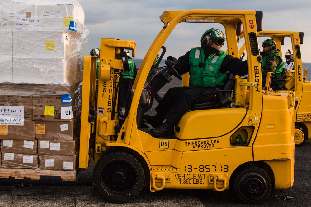 USS John C. Stennis action