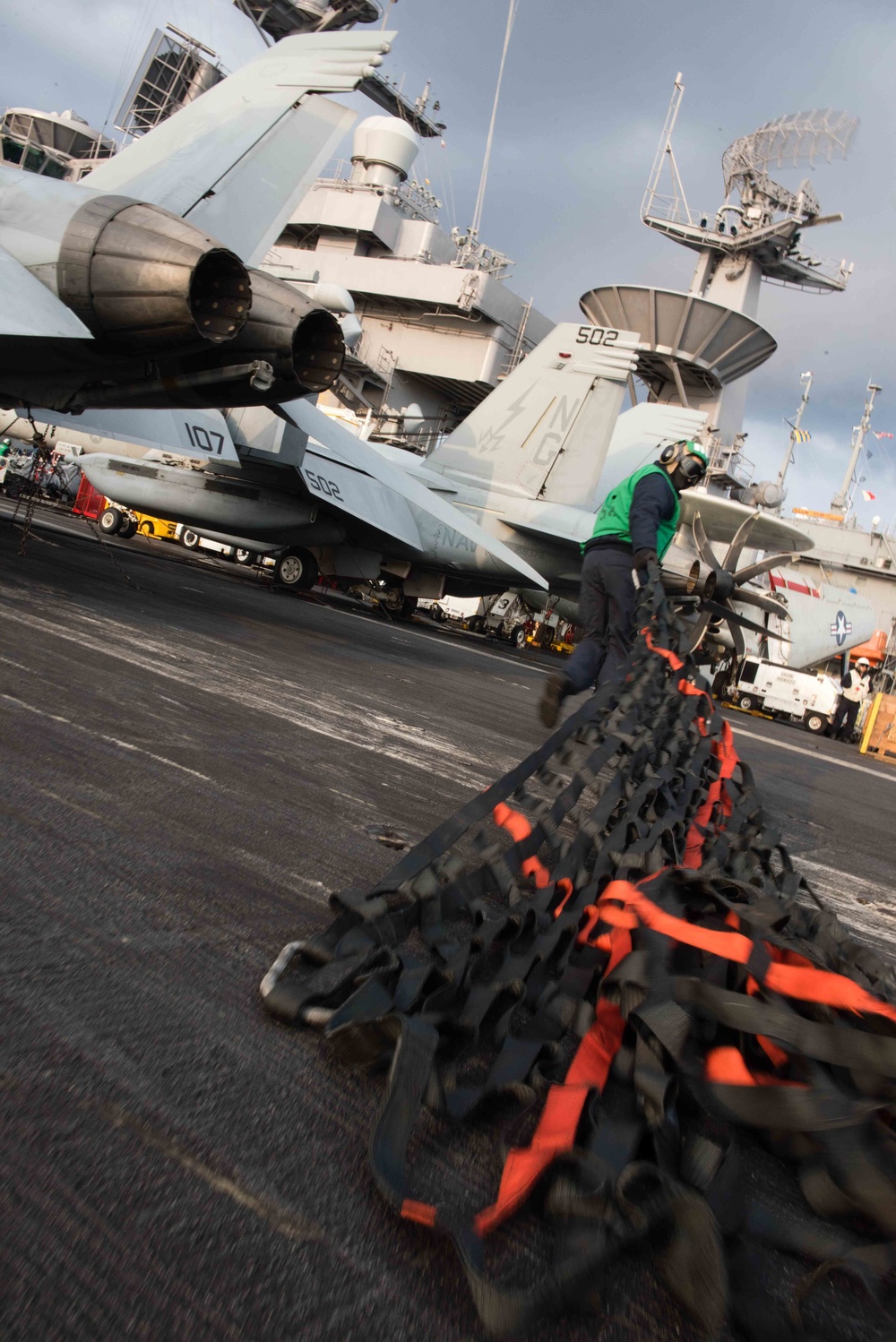 USS John C. Stennis action