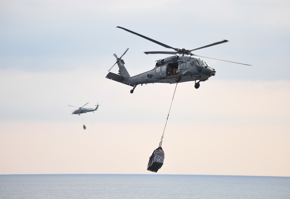 USS John C. Stennis action