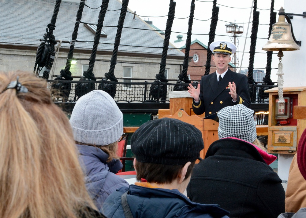 USS Constitution's Easter Sunrise Service