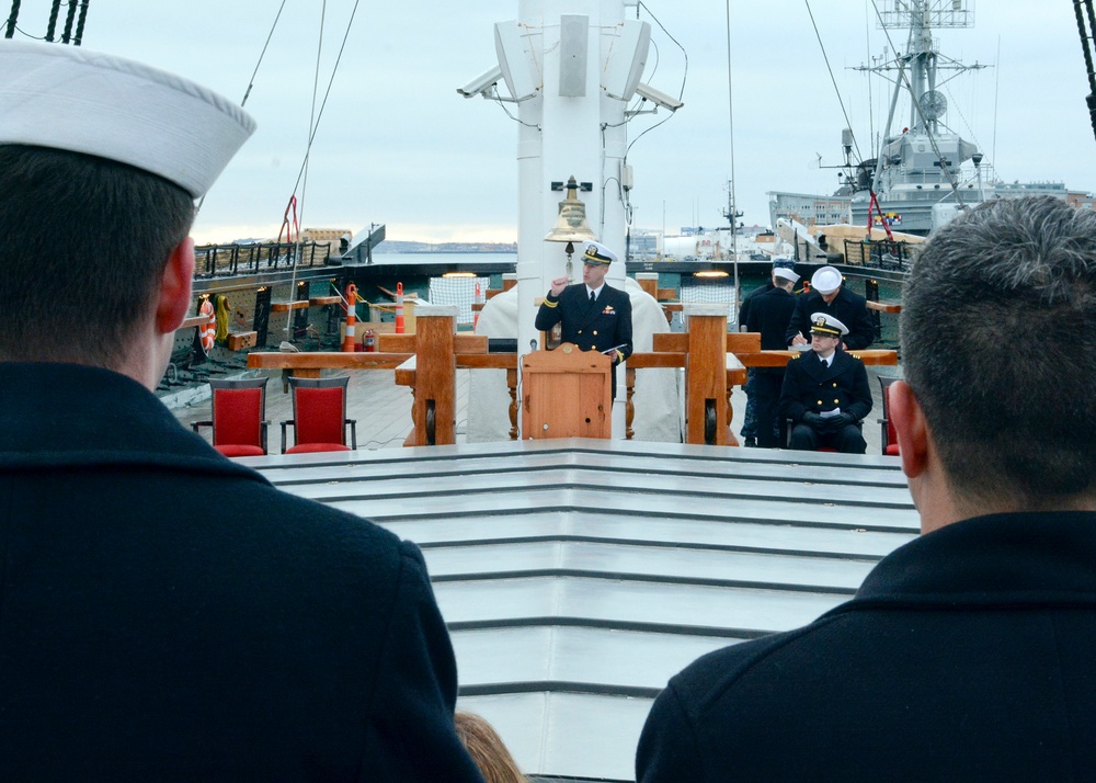 USS Constitution's Easter Sunrise Service