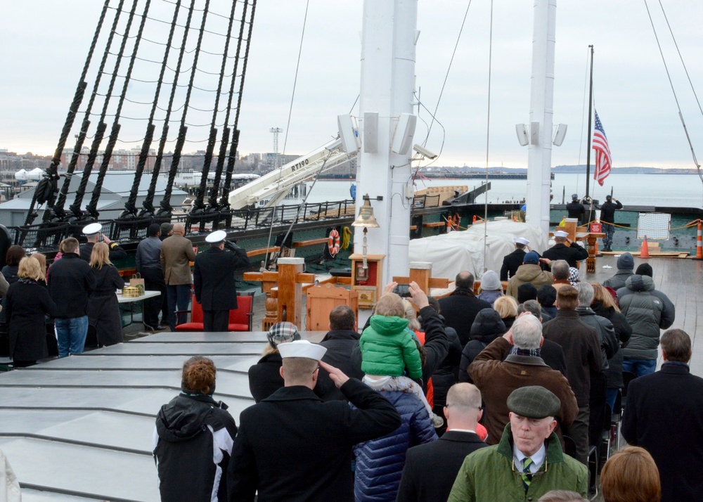 USS Constitution's Easter Sunrise Service