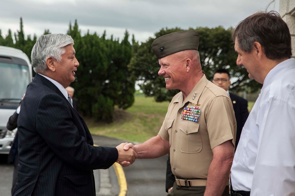 Lieutenant General Nicholson meets with Japan’s Minister of Defense