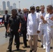Sri Lanka President Maithripala Sirisena visits USS Blue Ridge