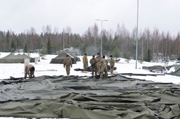 Iron Troop prepares for winter camp exercise in Estonia