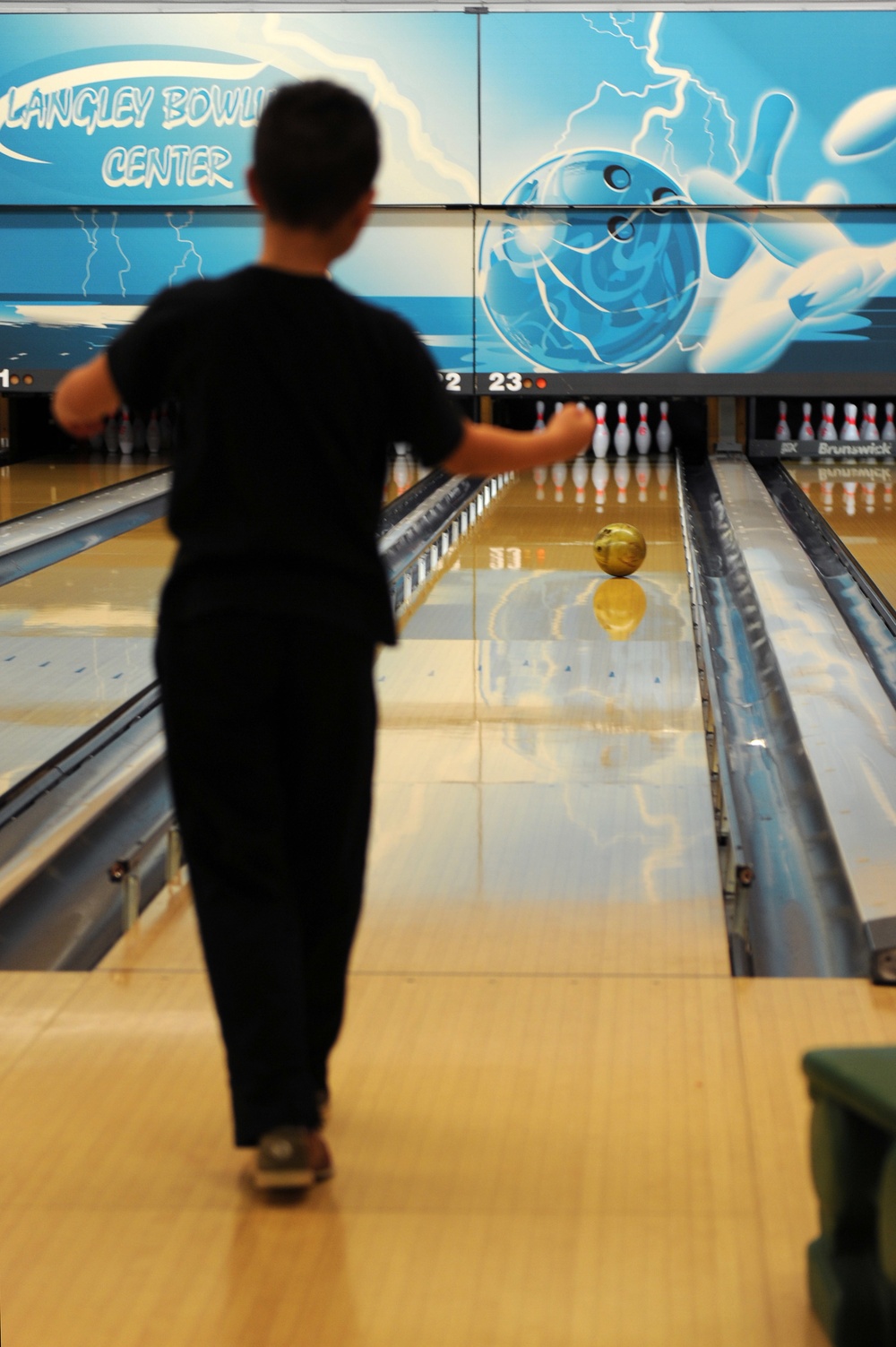 Airman and Family Readiness Center: blowing for "Hearts Apart"