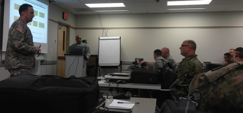364th ESC Soldiers prep for AN 16