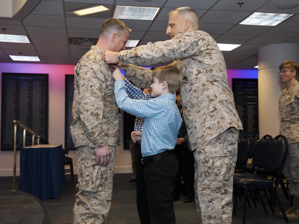 U.S. Marine Corps Col. Paul R. Ouellette Promotion Ceremony