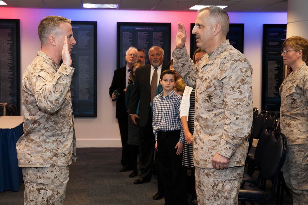 U.S. Marine Corps Col. Paul R. Ouellette Promotion Ceremony