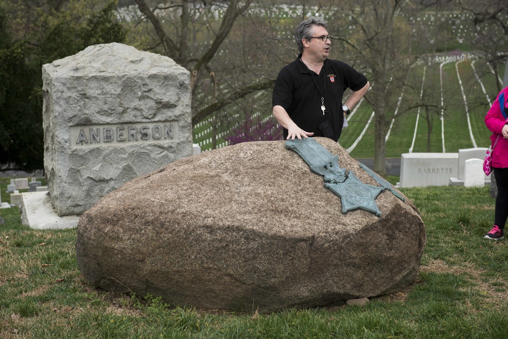 Medal of Honor Tour in Arlington National Cemetery