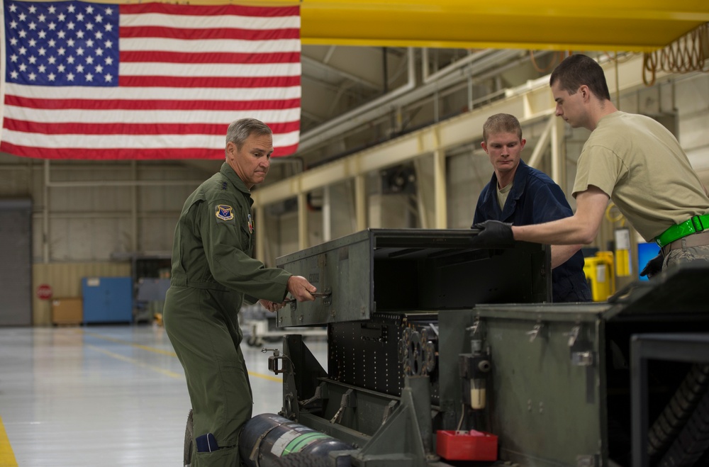 12th AF visits Mountain Home AFB