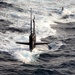 USS Helena transits USS Helena