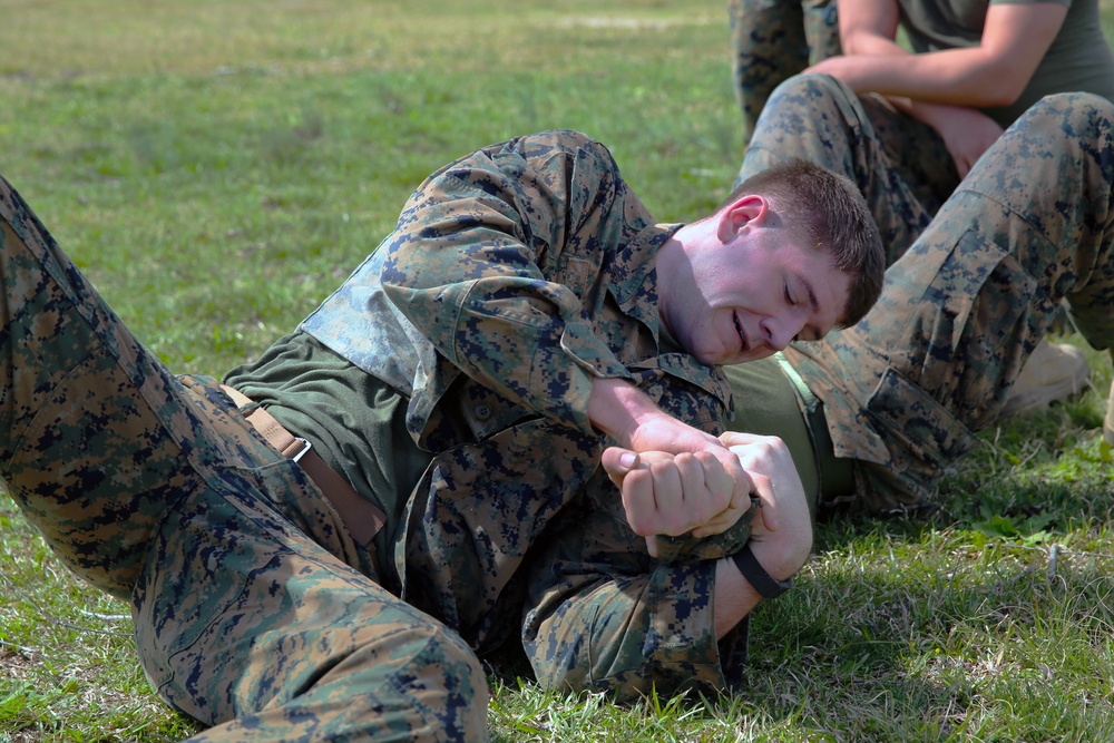 Marines put mental, physical strength to the test during team building obstacle course
