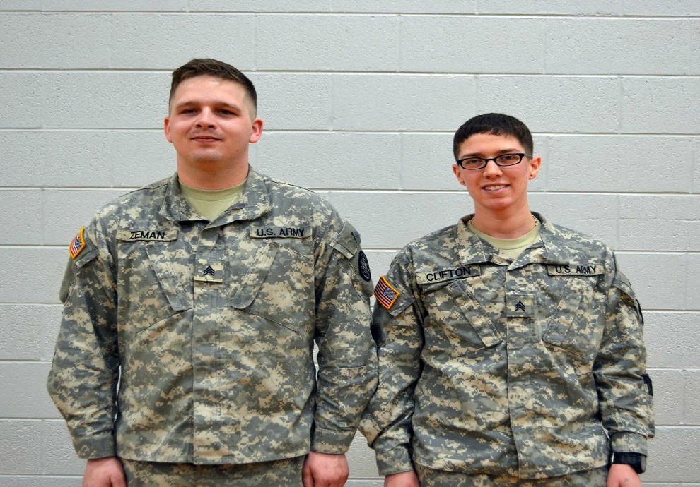 Michigan Army National Guard promotes 107th EN BN Soldiers