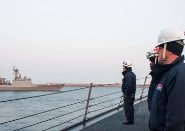 USS Benfold sea and anchor detail