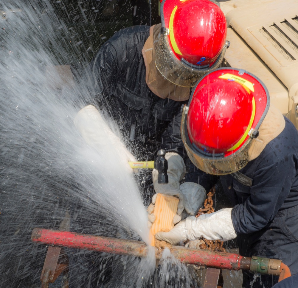 USS Harpers Ferry operations